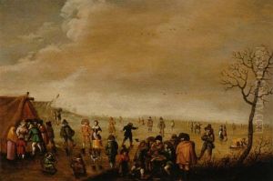 Patineurs Sur Un Lac Patineurs Sur Un Lac