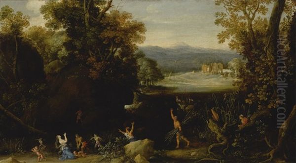 Wooded Landscape With Latona And The Lycian Peasants - view 1