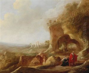 A Southern Landscape With The Prophet Elias And The Widow Of Zarephath
