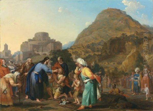 Christ Healing The Blind - view 1