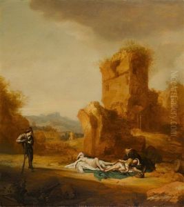 Landscape With Cimone And Iphigenia by Bartholomeus Breenbergh