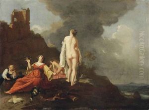 Diana And Her Nymphs Bathing
