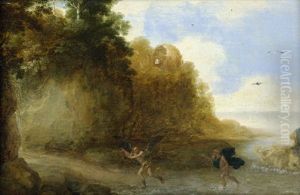 Landschaft Mit Neptun Und Coronis by Bartholomeus Breenbergh