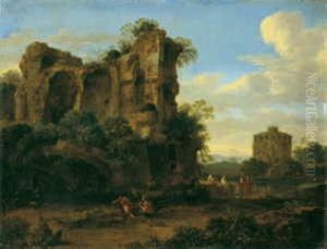 Sudliche Landschaft Mit Romischen Ruinen by Bartholomeus Breenbergh