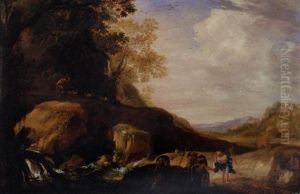 Landscape With Mercury, Argus And Io by Bartholomeus Breenbergh