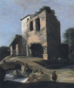 Campagna Romana Con Ruderi by Bartholomeus Breenbergh