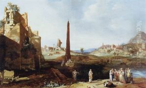 Extensive Landscape With The Finding Of Moses by Bartholomeus Breenbergh
