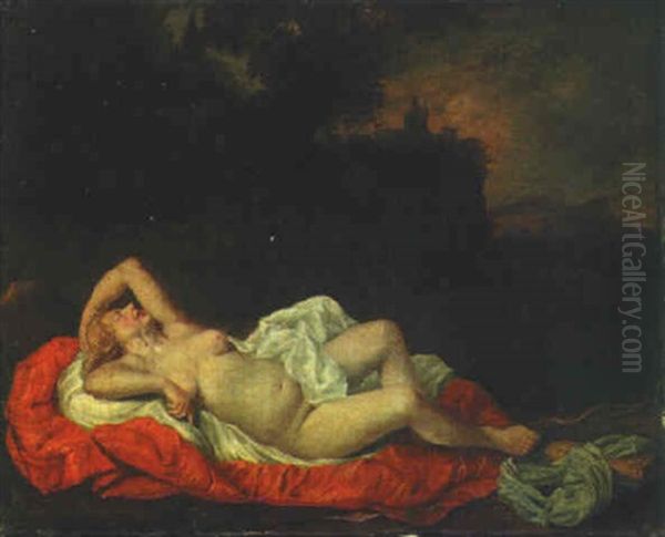 Diana Resting In A Landscape - view 1