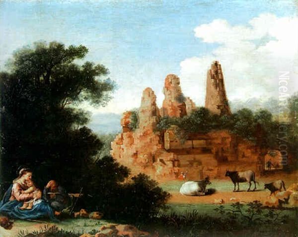 The Rest On The Flight Into Egypt - view 1