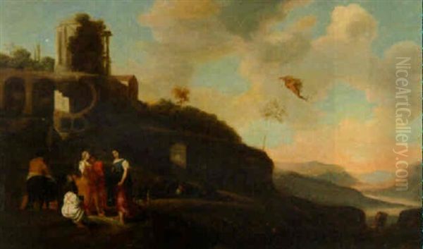A River Landscape With Mercury And Herse - view 1