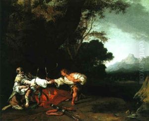 Silvio And Dorinda by Bartholomeus Breenbergh