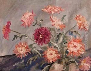 Chrysanthemums by David Alison
