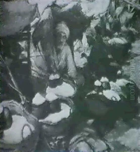 A. Marchands De Sel A Tanger; B. Le Porteur D'eau A Tunis, (65 X 81 Cm) - view 1