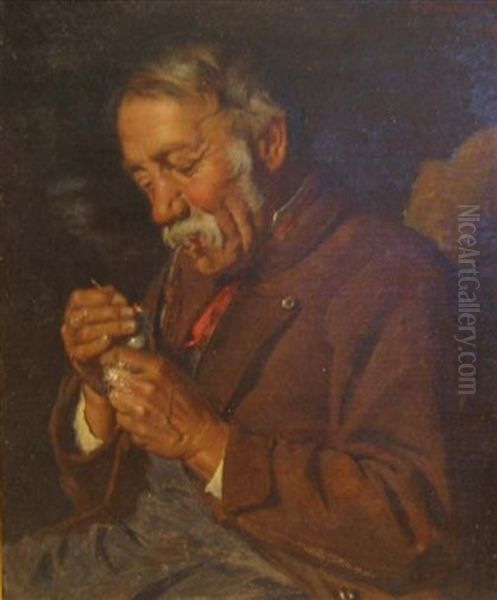 Man With Pipe (+ Woman With Bonnet; 2 Works) - view 1