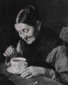Gemutliches Kaffeestundchen by Gustav Bregenzer