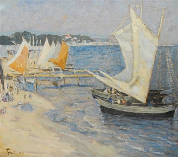 Sailing Boats On The Beach - view 1