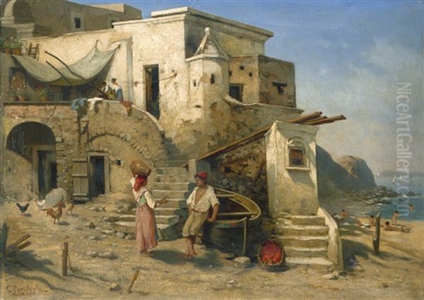 Fischer An Der Kuste Von Capri - view 1