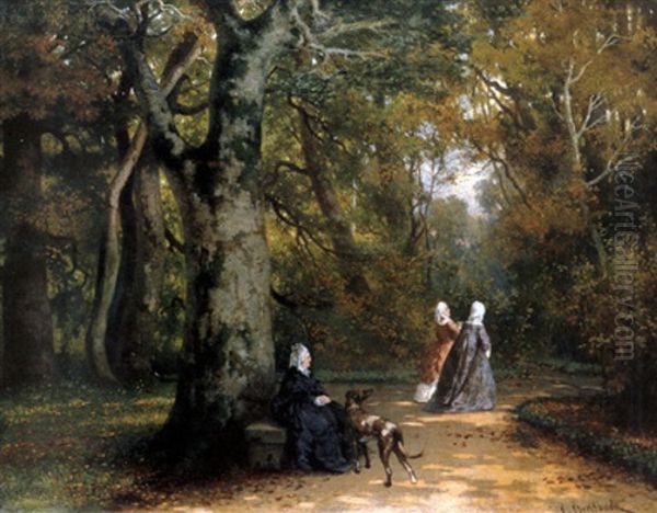 Drei Frauen Im Park - view 1