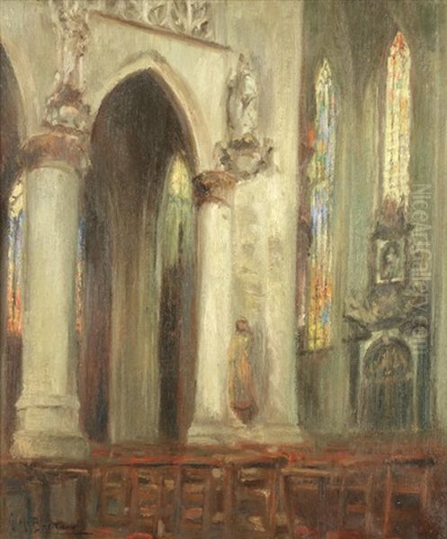 Interieur De L'eglise On Sablon, Bruxells' - view 1