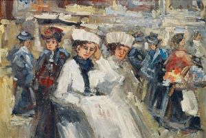 Elegante Au Marche by George Hendrik Breitner