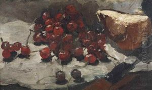 Kersen: A Still Life With Cherries by George Hendrik Breitner