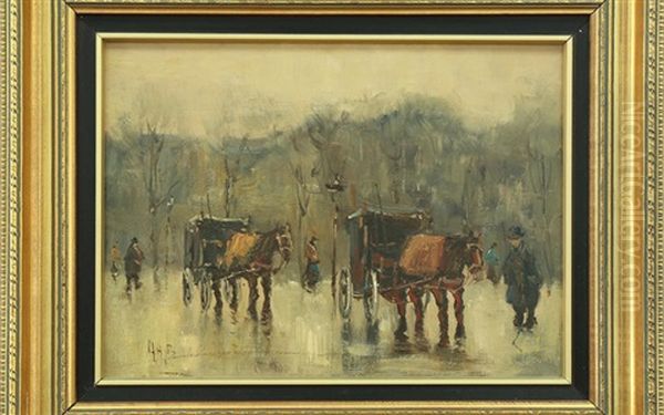 Carriages In The Rain - view 1