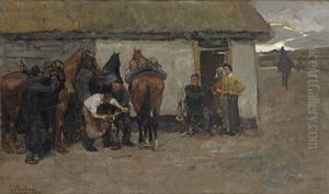 The Blacksmith by George Hendrik Breitner