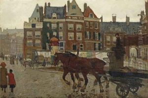 Het Beurspoortje: A View Of The Rokin With Het Beurspoortje, Amsterdam Het Beurspoortje: A View Of The Rokin With Het Beurspoortje, Amsterdam