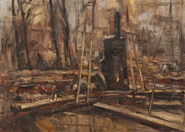 View Of A Building Site In Amsterdam - view 1