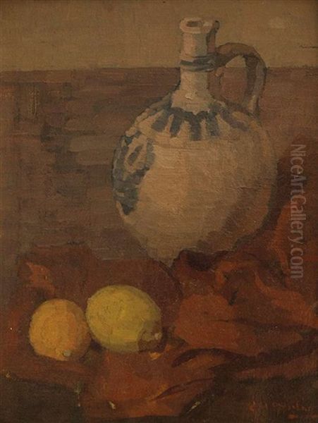 Stilleben Mit Zitronen Und Krug - view 1