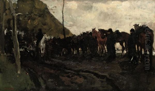 Rustende Cavalerie (cavalry At Rest On The Beeklaan, Loosduinen) - view 1