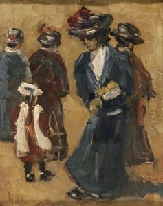 Frauen Mit Kind by George Hendrik Breitner