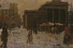 The Old Stock Exchange, Amsterdam by George Hendrik Breitner