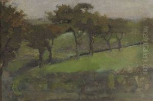 Weilanden Met Wilgen by George Hendrik Breitner