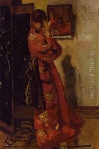 Voor De Spiegel by George Hendrik Breitner