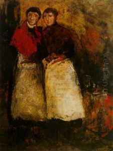 Two Servant-girls by George Hendrik Breitner