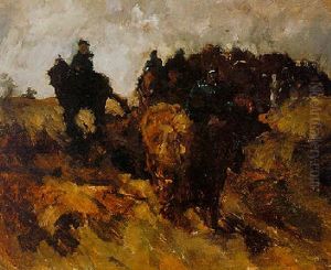 Cavalerists In The Dunes