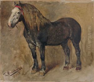 Portrait Eines Pferdes by Theodor Breitwieser