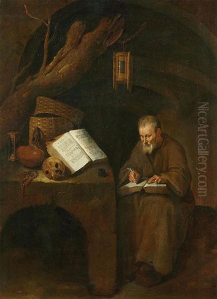 A Hermit Monk In A Cave - view 1