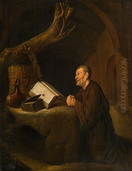 Praying Hermit - view 1