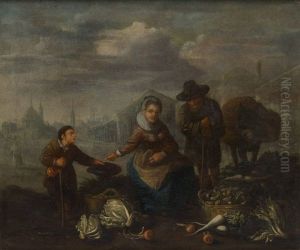 Scene De Marche by Quiringh Gerritsz van Brekelenkam