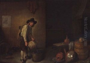Kucheninterieur Mit Milchmann