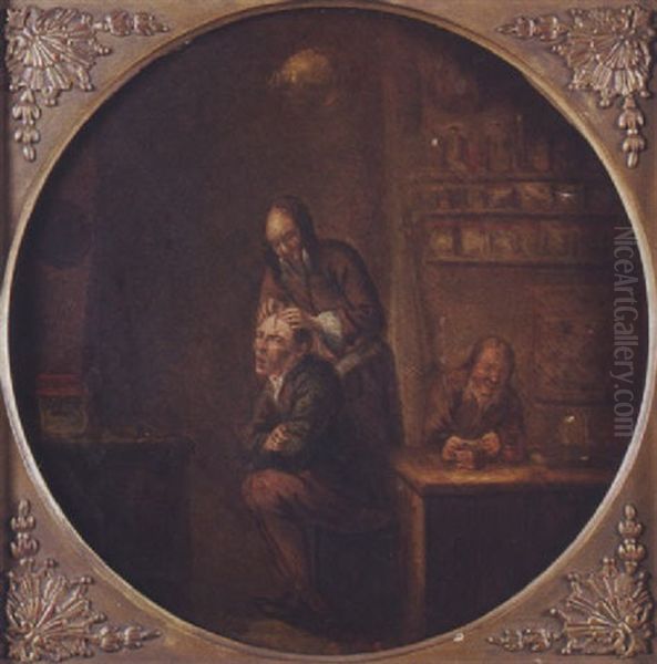 Pharmacy Interior With Figures - view 1