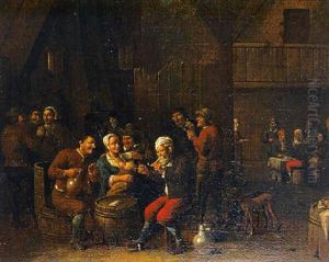 Scene De Cabaret by Quiringh Gerritsz van Brekelenkam