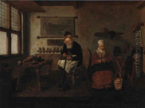A Cobbler In His Workshop - view 1