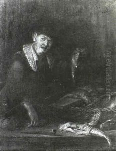 The Fishmonger by Quiringh Gerritsz van Brekelenkam