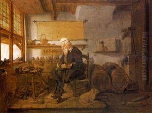 A Cobbler In His Workshop