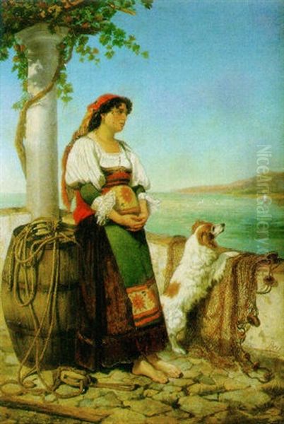 Mujer Mirando Al Mar - view 1
