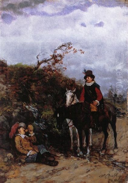 Reiter Bei Der Rast - view 1