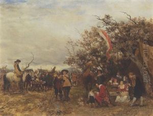 Landsknechte Im Lager by Heinrich Breling